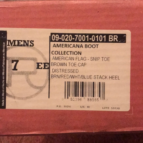 Roper American Flag snip toe boots🇺🇸 - Picture 10 of 11